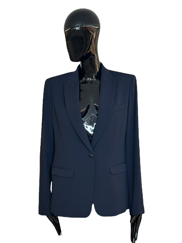 Giacca monopetto in tecno crepe E3NG1NF9903927 EMPORIO ARMANI