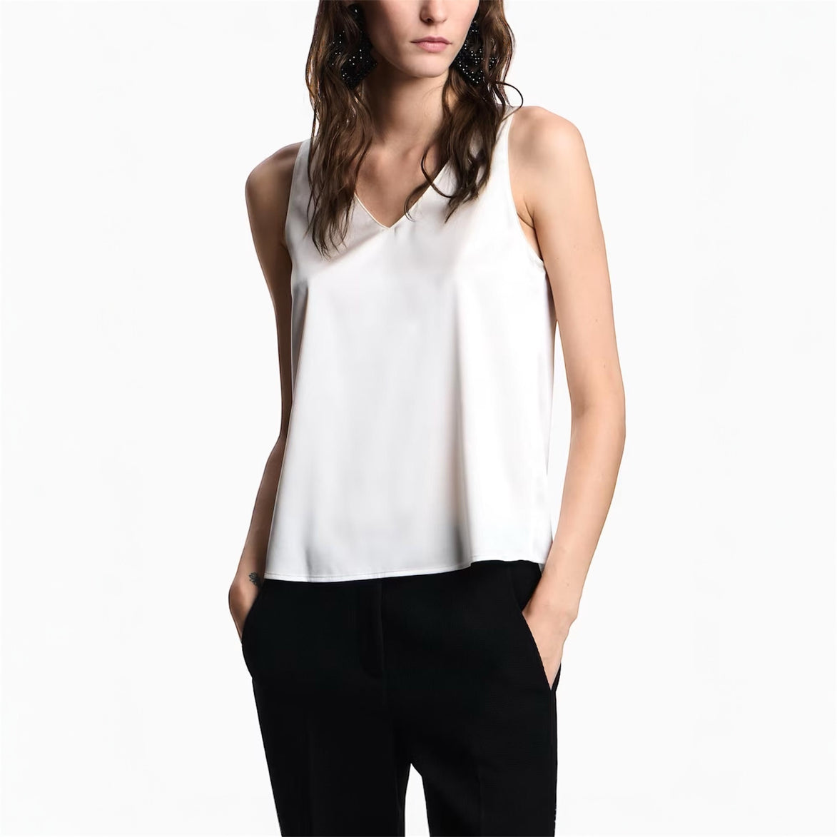 Top Raso EW002199AF17300U0006 EMPORIO ARMANI