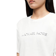 T-shirt con logo in rilievo MR651Z797J100 MICHAEL KORS