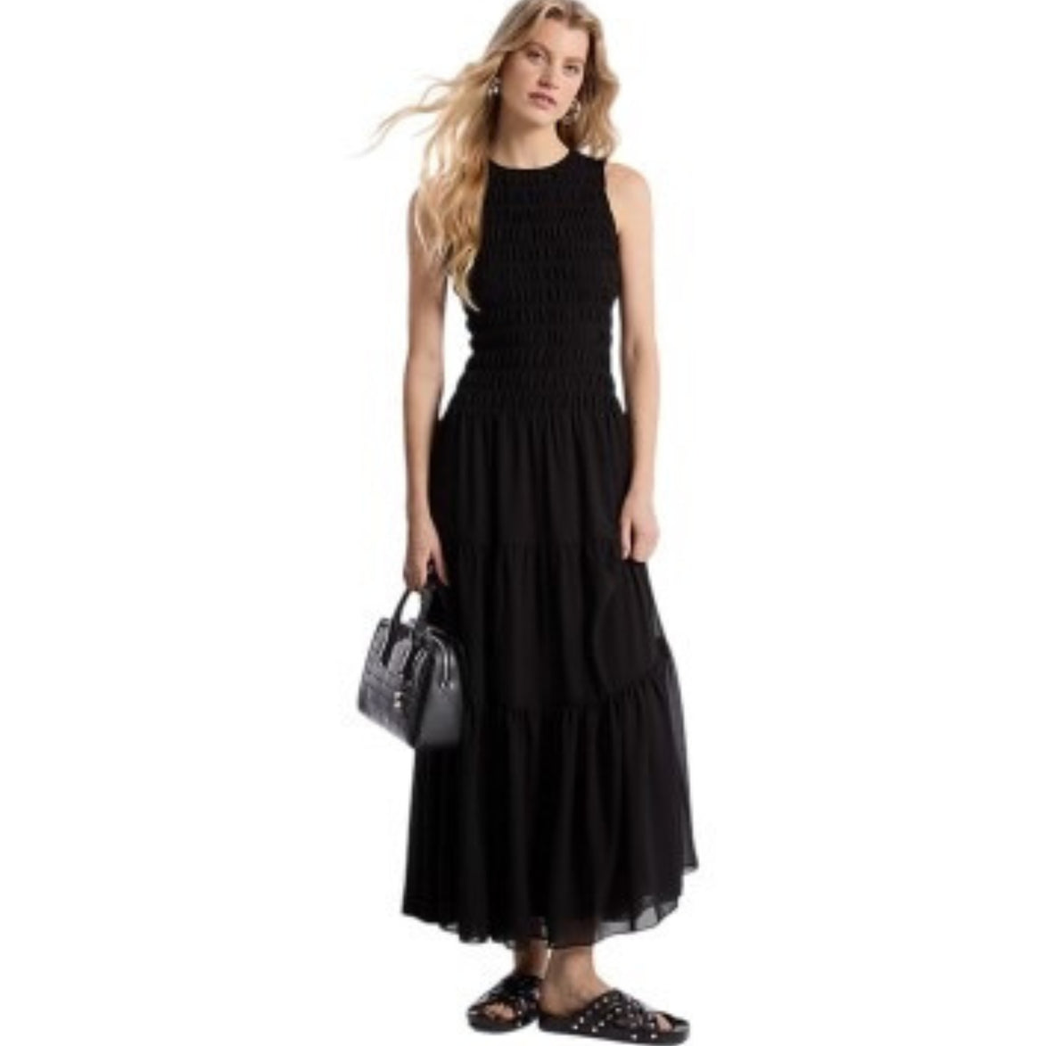 Smocked Tank Dress MS582VF7R3001 MICHAEL KORS