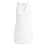 Son Flwr V Neck Shift Dress MS6834YHHS100 MICHAEL KORS