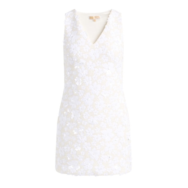 Son Flwr V Neck Shift Dress MS6834YHHS100 MICHAEL KORS