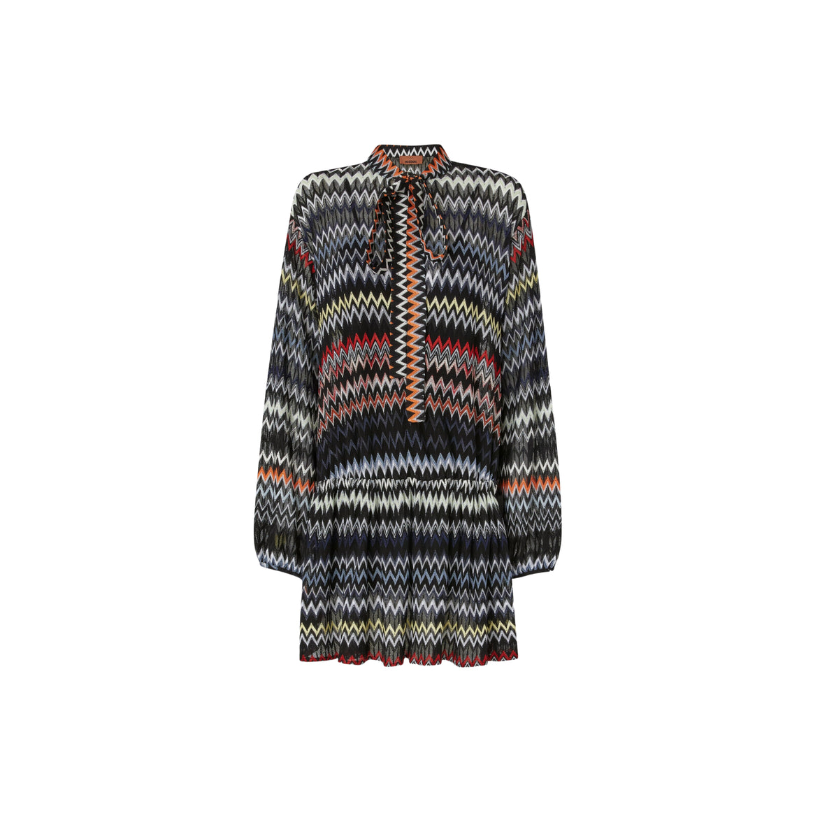 Mini-abito zig zag con fiocco DS26SG09BR0150S91RR MISSONI