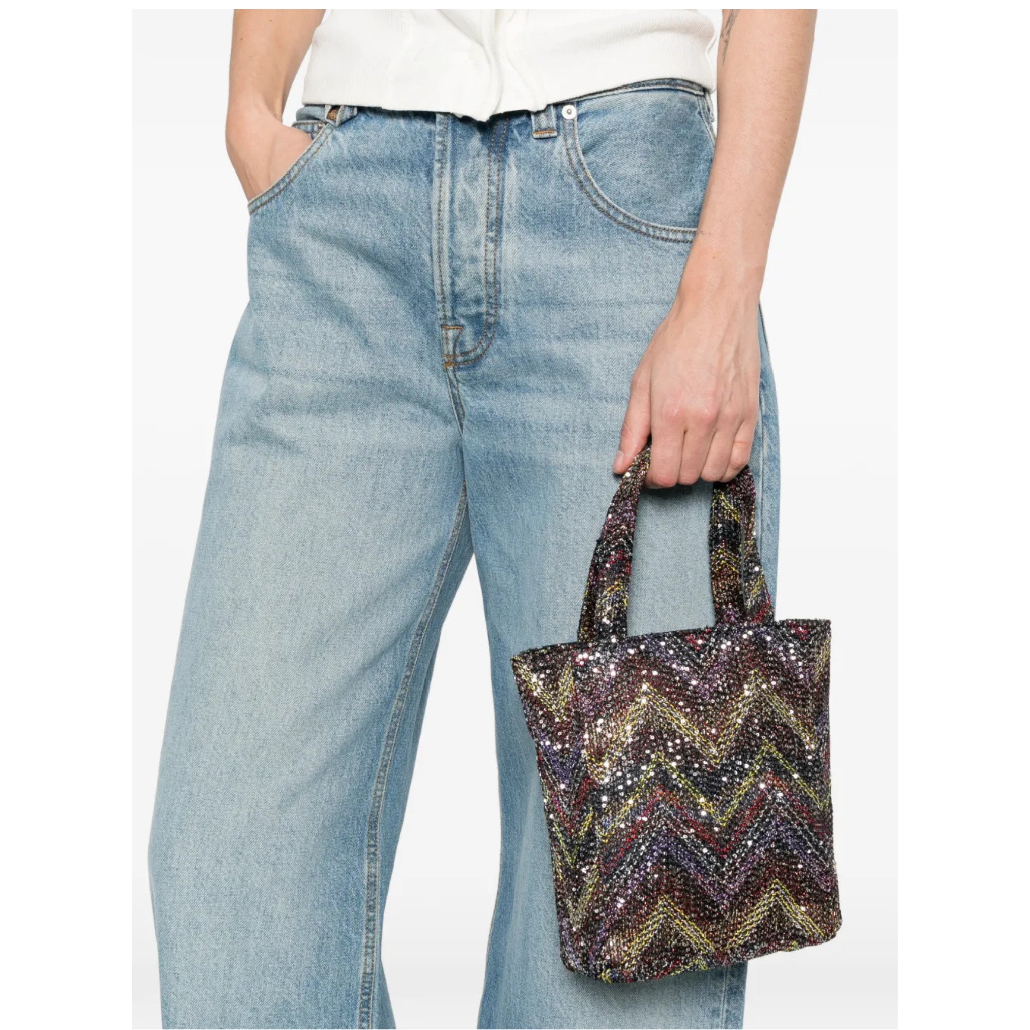 Mini Shopping Bag Caperdoni MI100091F026 MISSONI