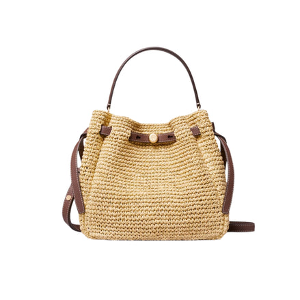 Romy Woven Bucket Bag 178665254 TORY BURCH