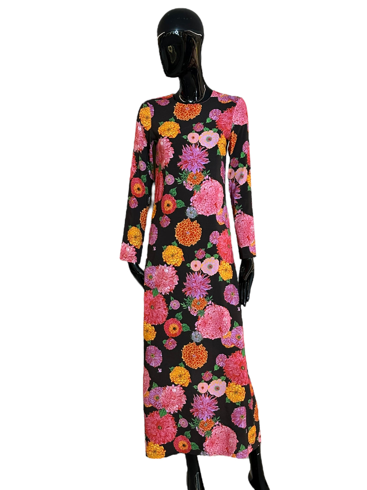 Long Sleeve Swing Dress DRE0184VIS001GYN01BR07 LA DOUBLE J