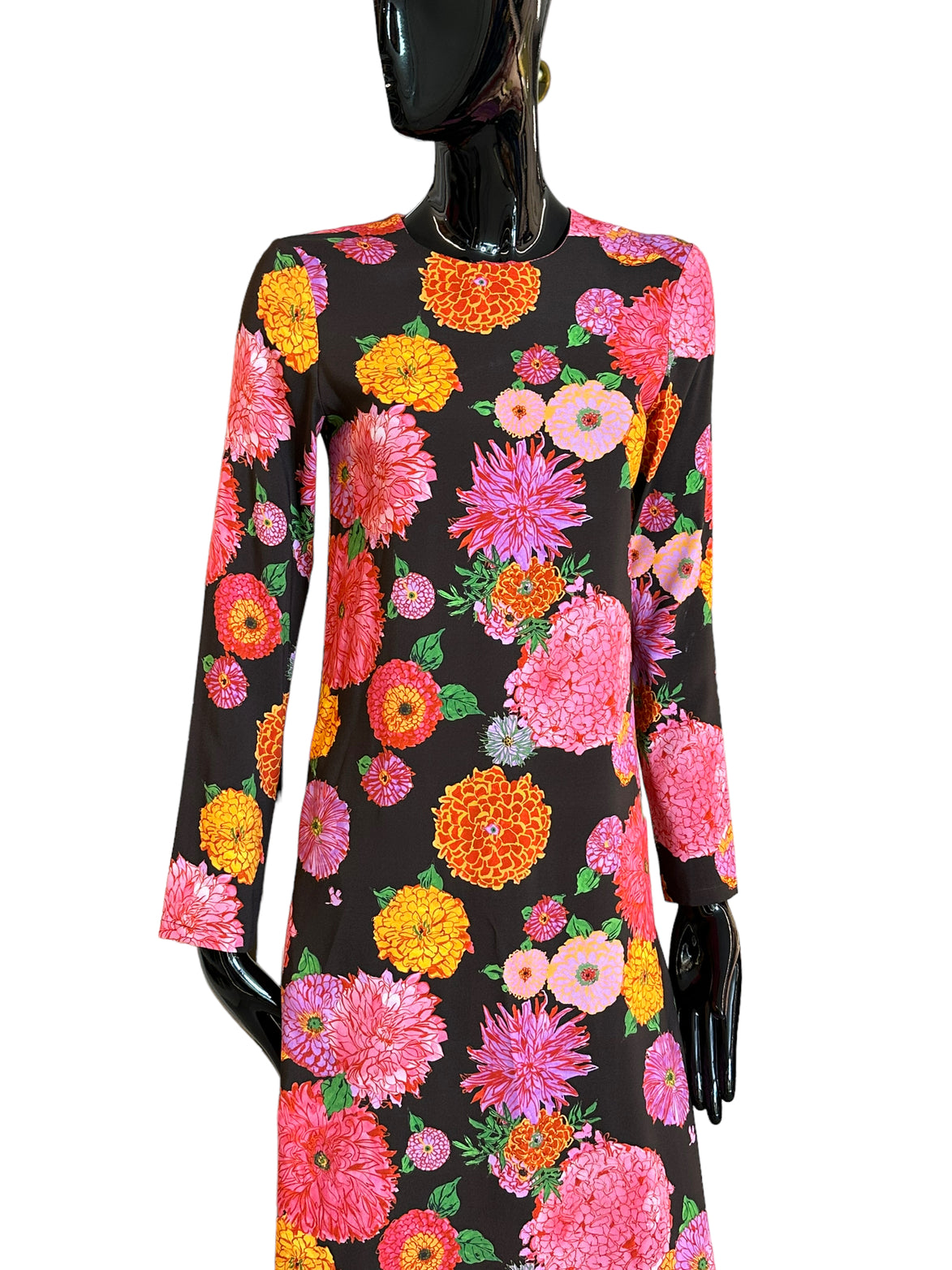 Long Sleeve Swing Dress DRE0184VIS001GYN01BR07 LA DOUBLE J
