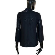 Make An Exit Lacey Top TOP0108EMB020BAN02BL01 LA DOUBLE J