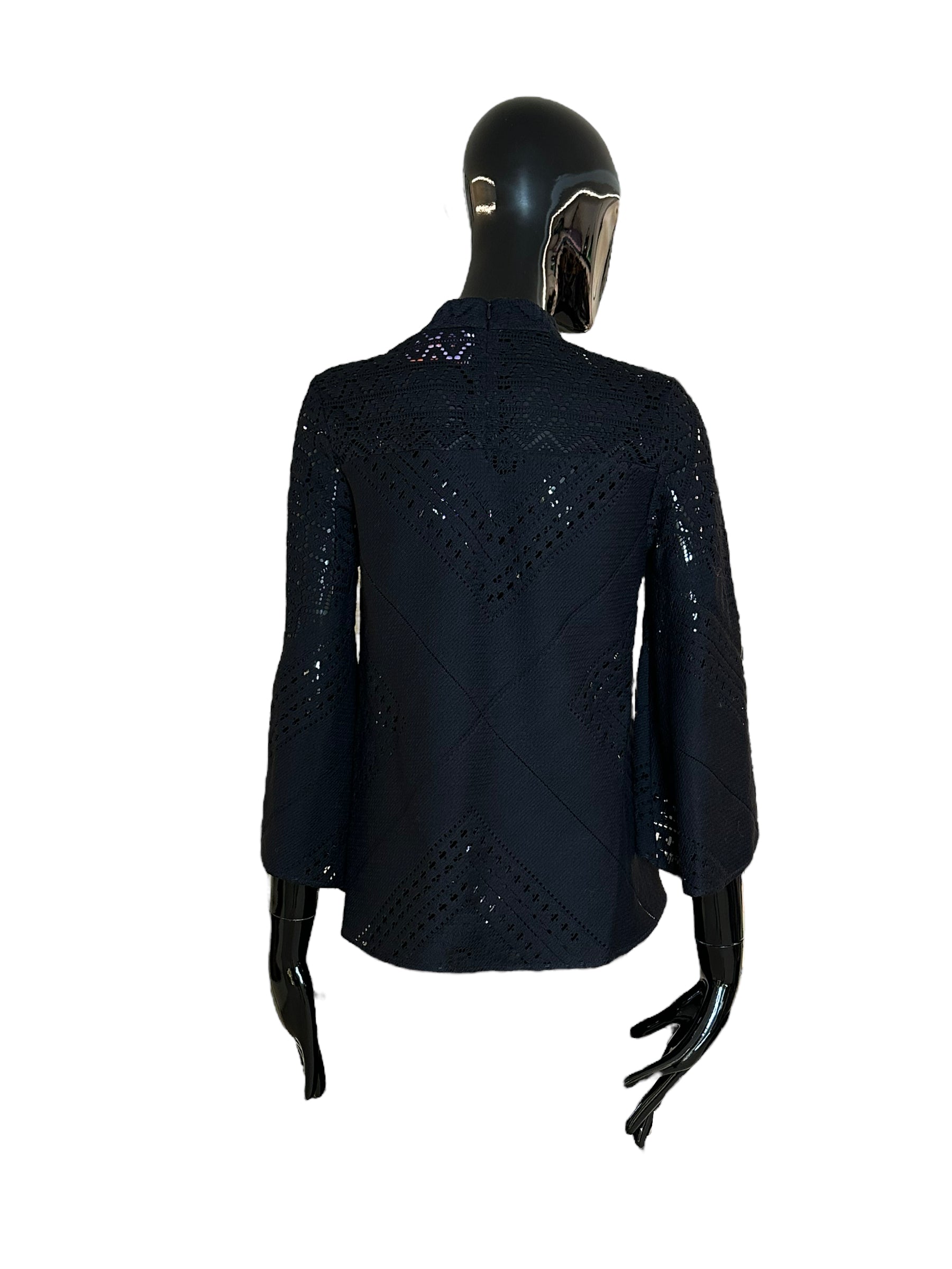 Make An Exit Lacey Top TOP0108EMB020BAN02BL01 LA DOUBLE J