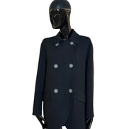 Cappotto doppiopetto con fondo tulipano EW000104AF10230UC001 EMPORIO ARMANI