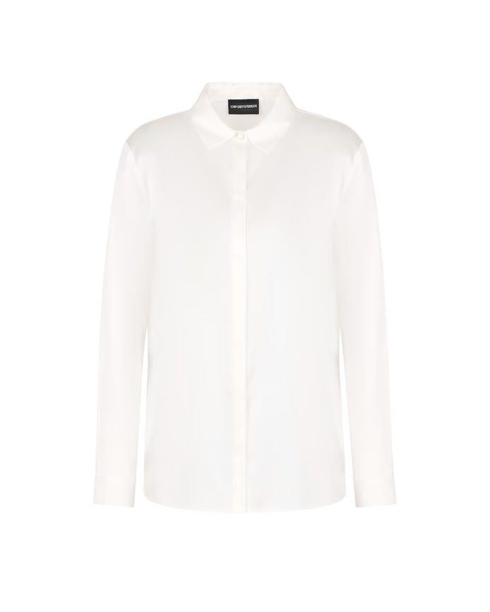 Camicia in raso di seta 8N2C392NXXZ0101 EMPORIO ARMANI