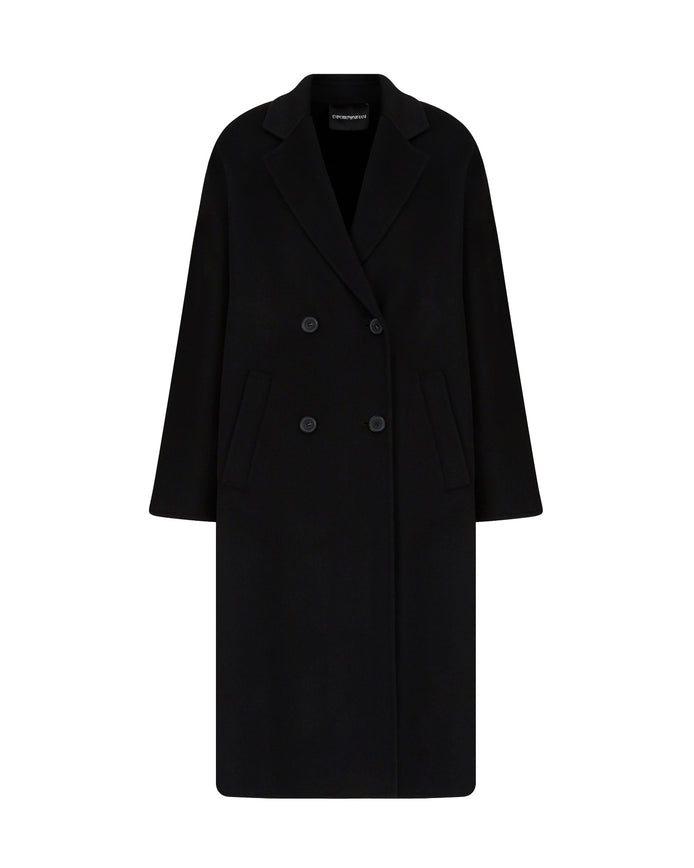 Cappotto doppiopetto in cashemere 8N2L022NWEZ0999 EMPORIO ARMANI