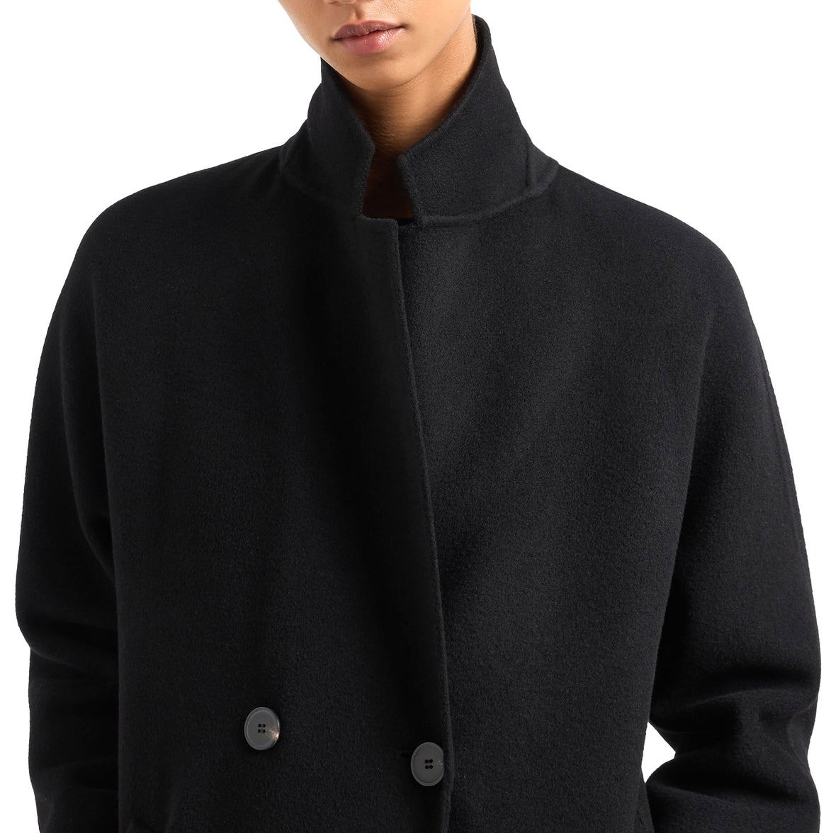 Cappotto doppiopetto in cashemere 8N2L022NWEZ0999 EMPORIO ARMANI