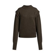 Maglione in lana merino extrafine con aperture sulle maniche 