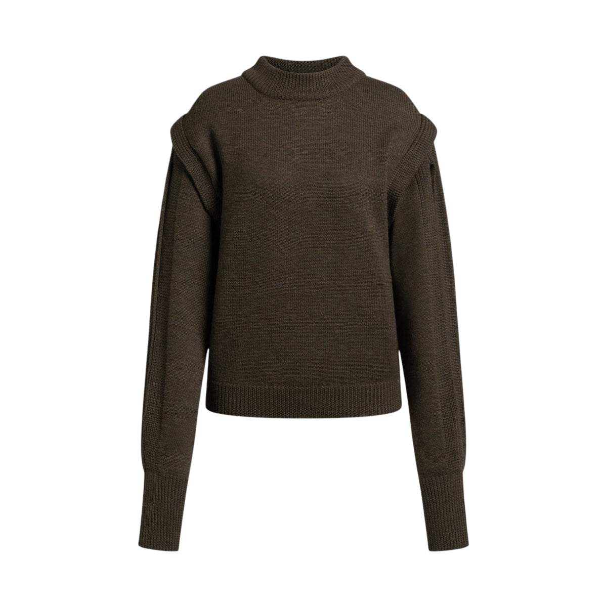 Maglione in lana merino extrafine con aperture sulle maniche 