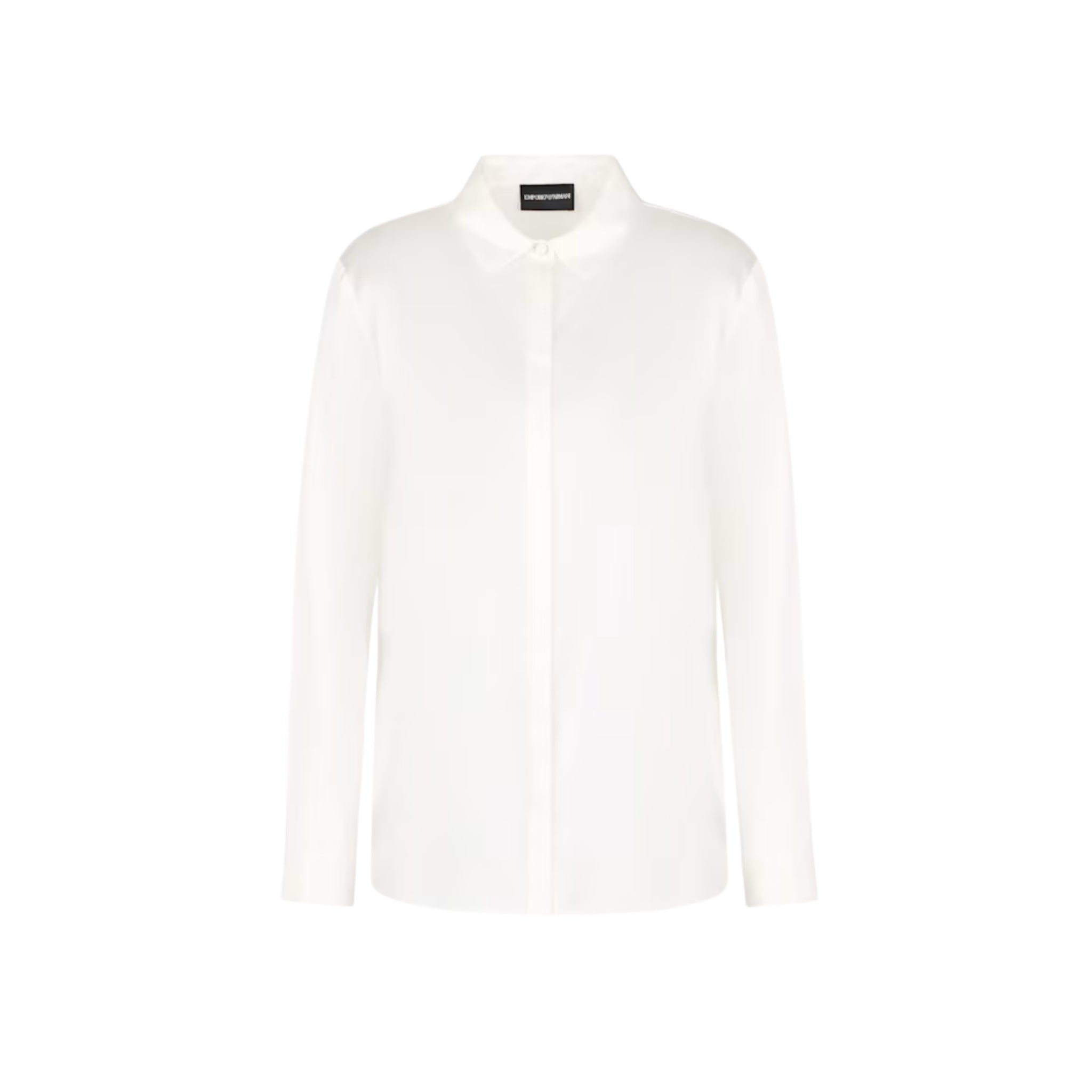 Camicia in raso di seta 