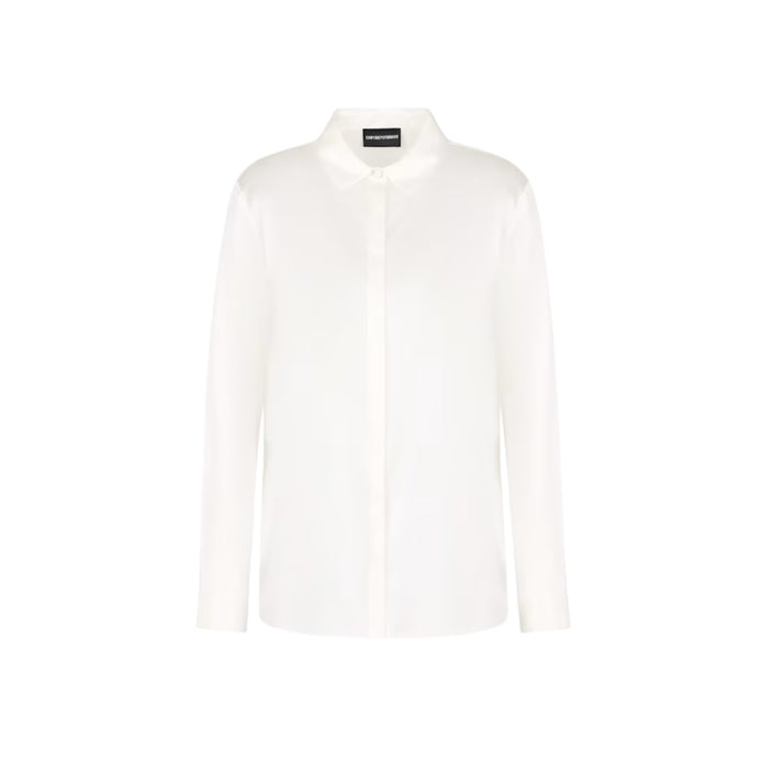 Camicia in raso di seta 