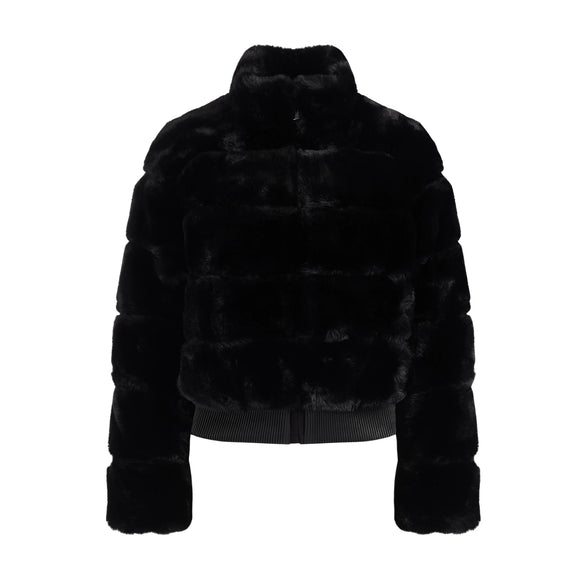 Pelted Short Fur Bomber 