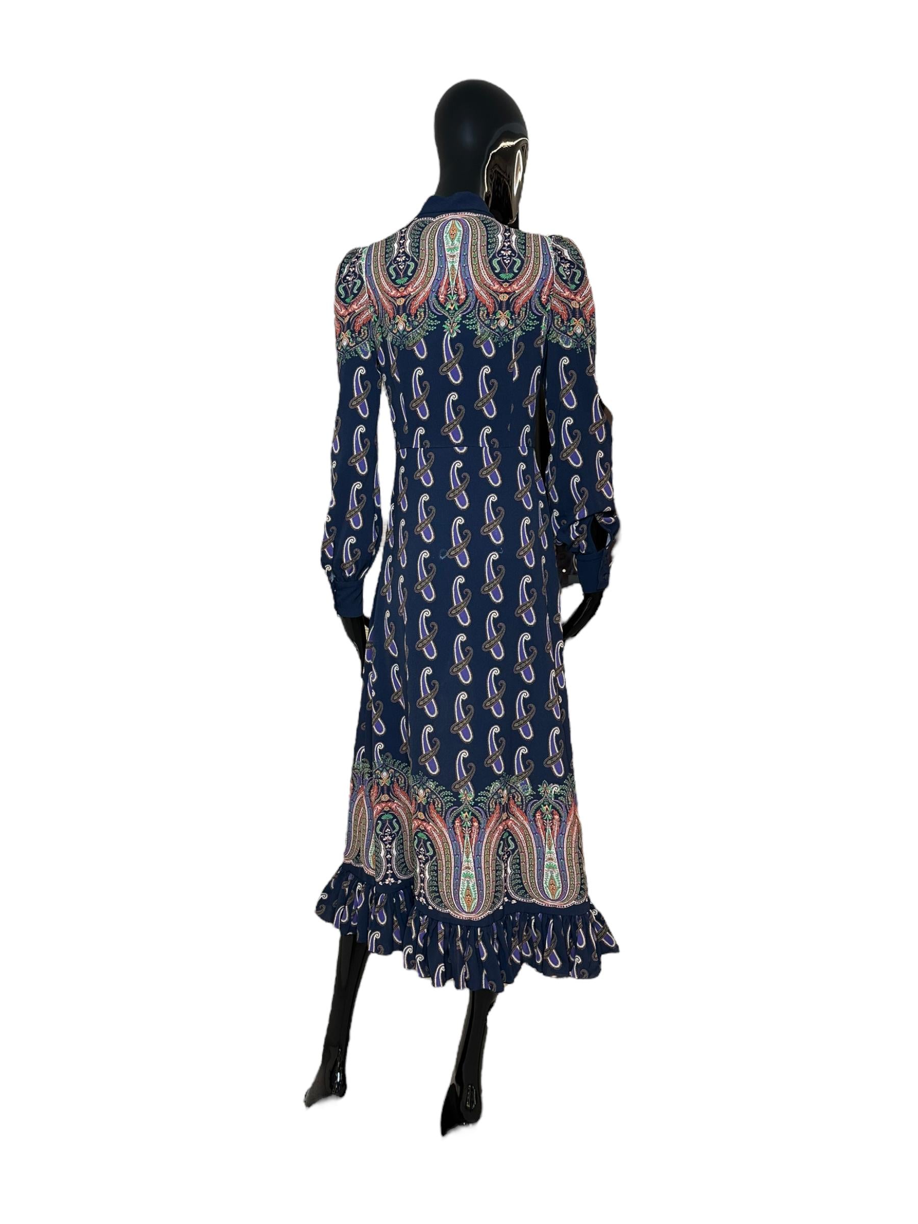 Abito sable' con medaglioni e paisley 116635309200 ETRO