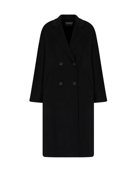 Cappotto doppiopetto in cashemere 8N2L022NWEZ0999 EMPORIO ARMANI