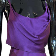 Abito in satin V040266190270 ALBERTA FERRETTI