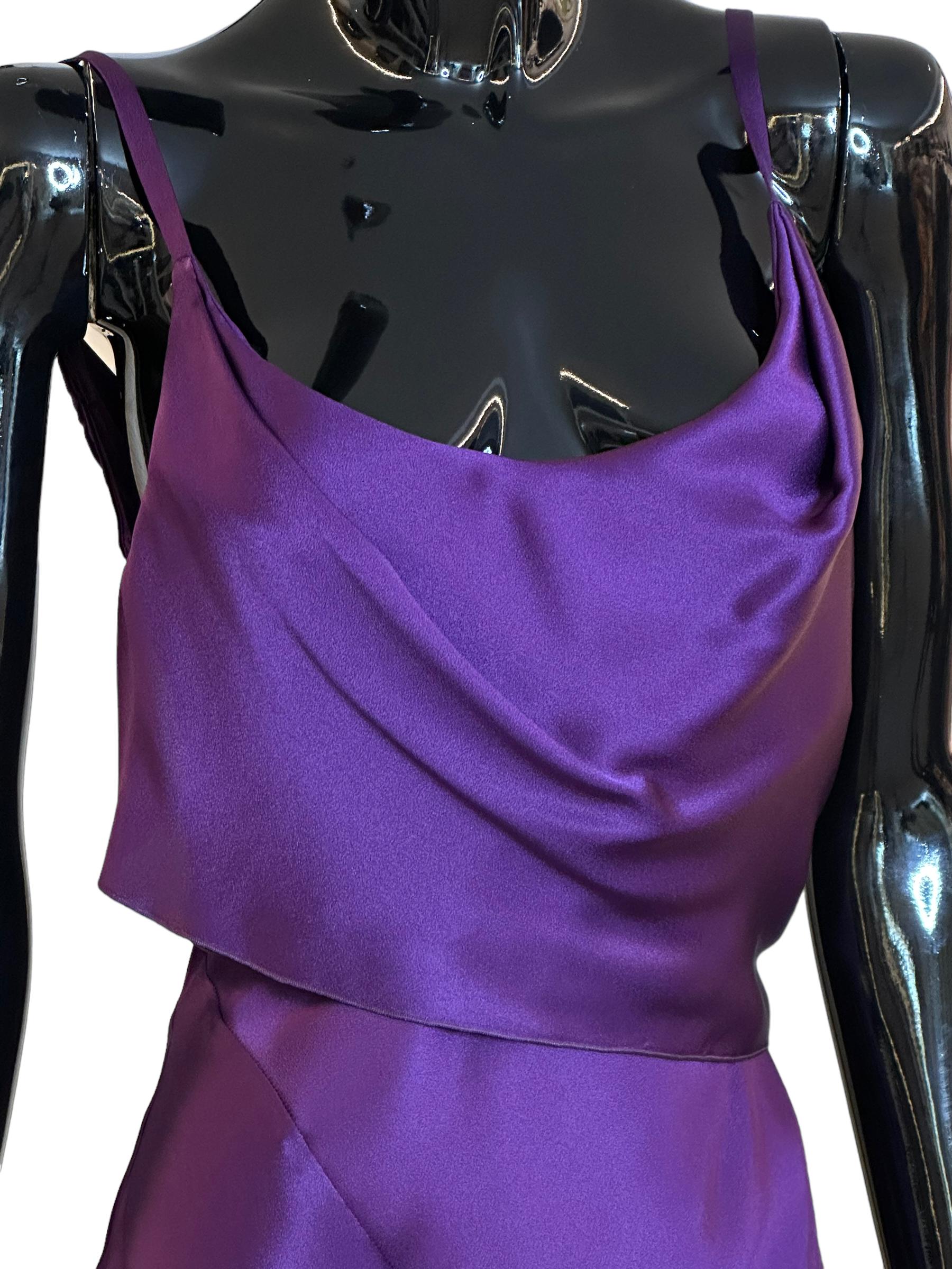 Abito in satin V040266190270 ALBERTA FERRETTI