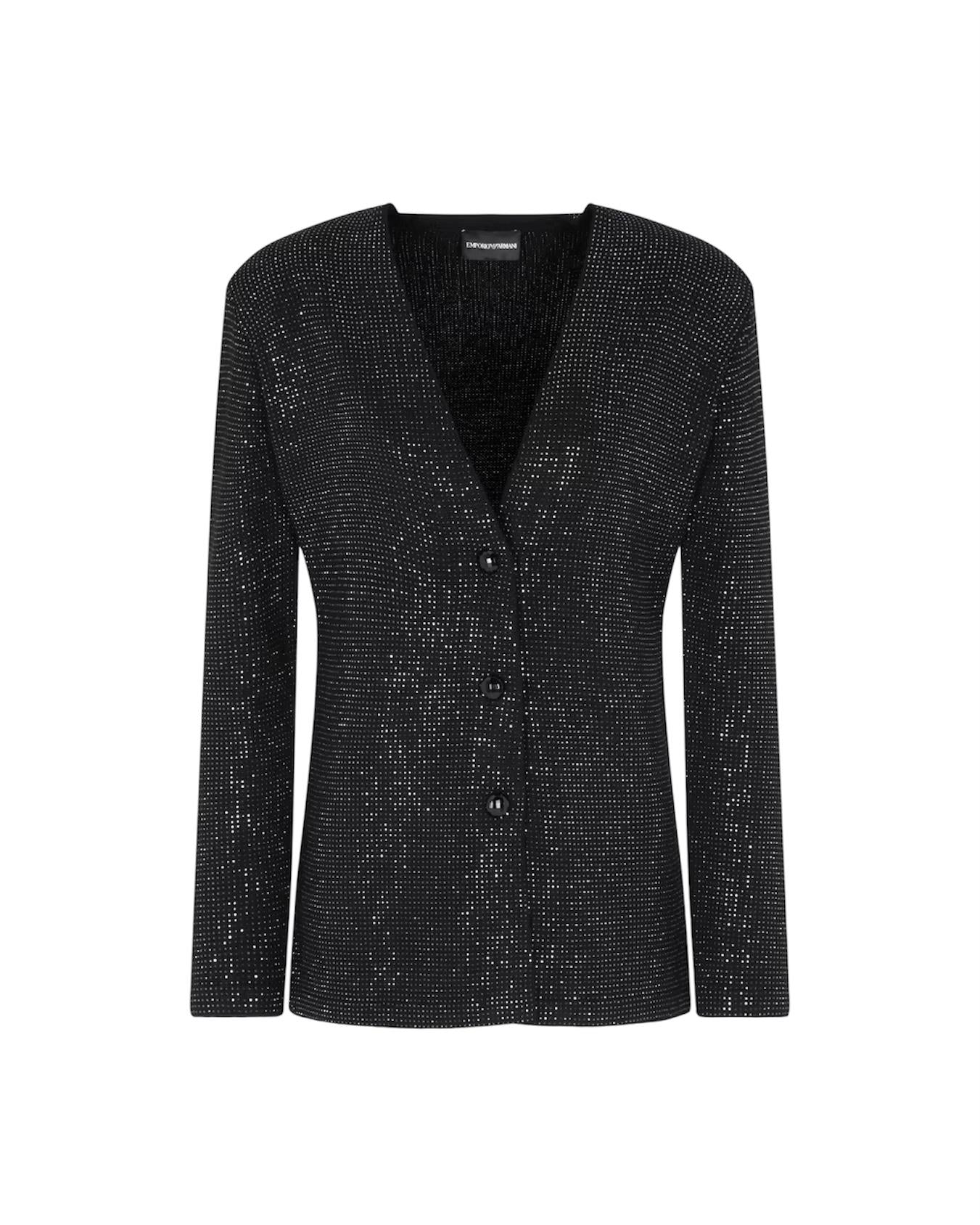 Cardigan Strass EW002688AF19921UC001 EMPORIO ARMANI
