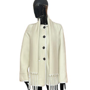 Giaccone in panno lana con sciarpa 132090006 FORTE FORTE