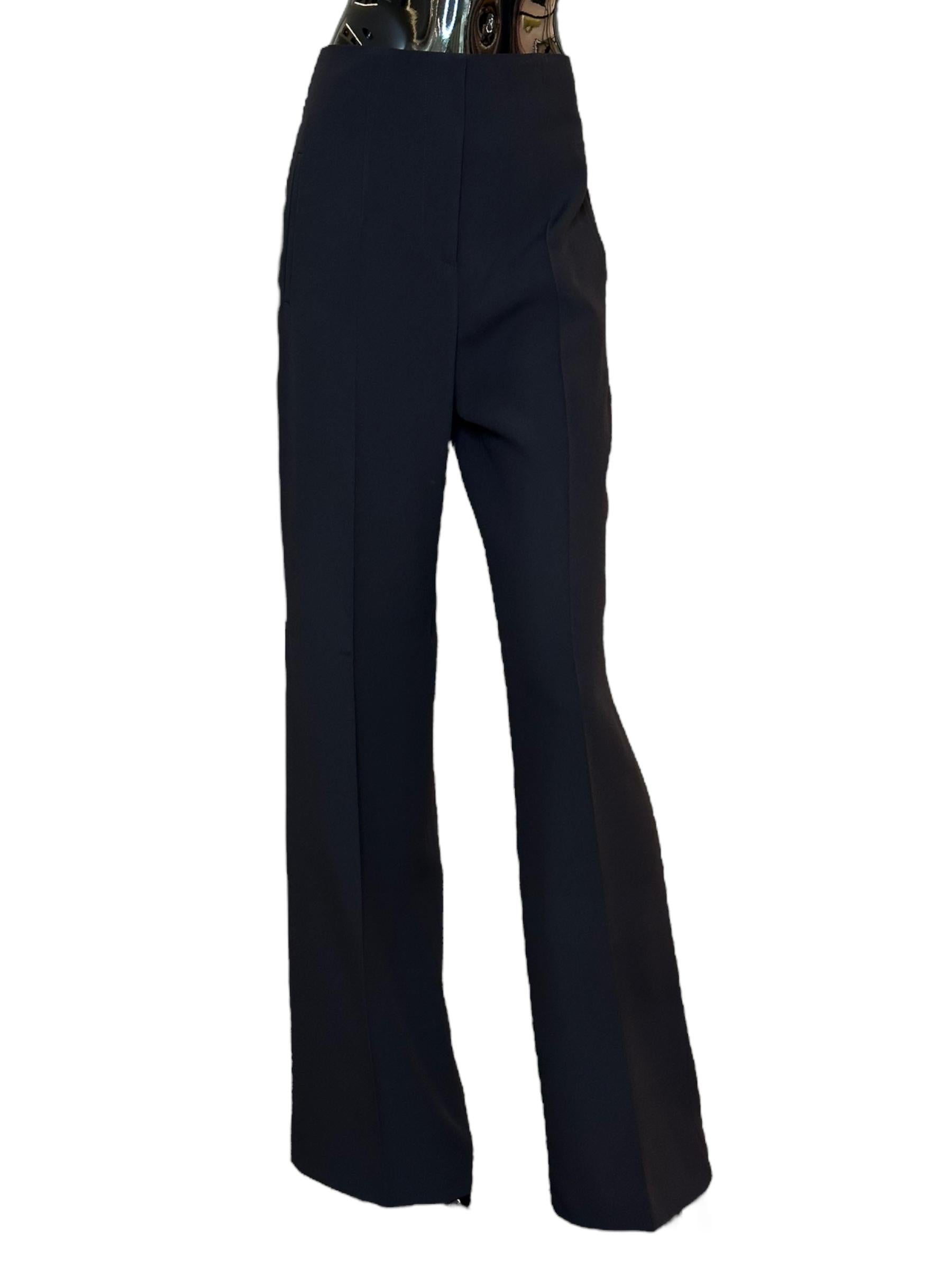 Pantalone ampio in enver satin A031166180555 ALBERTA FERRETTI
