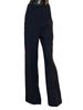 Wide trousers in enver satin