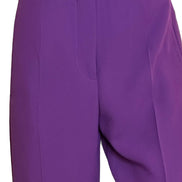 Pantalone ampio in enver satin A031166180270 ALBERTA FERRETTI