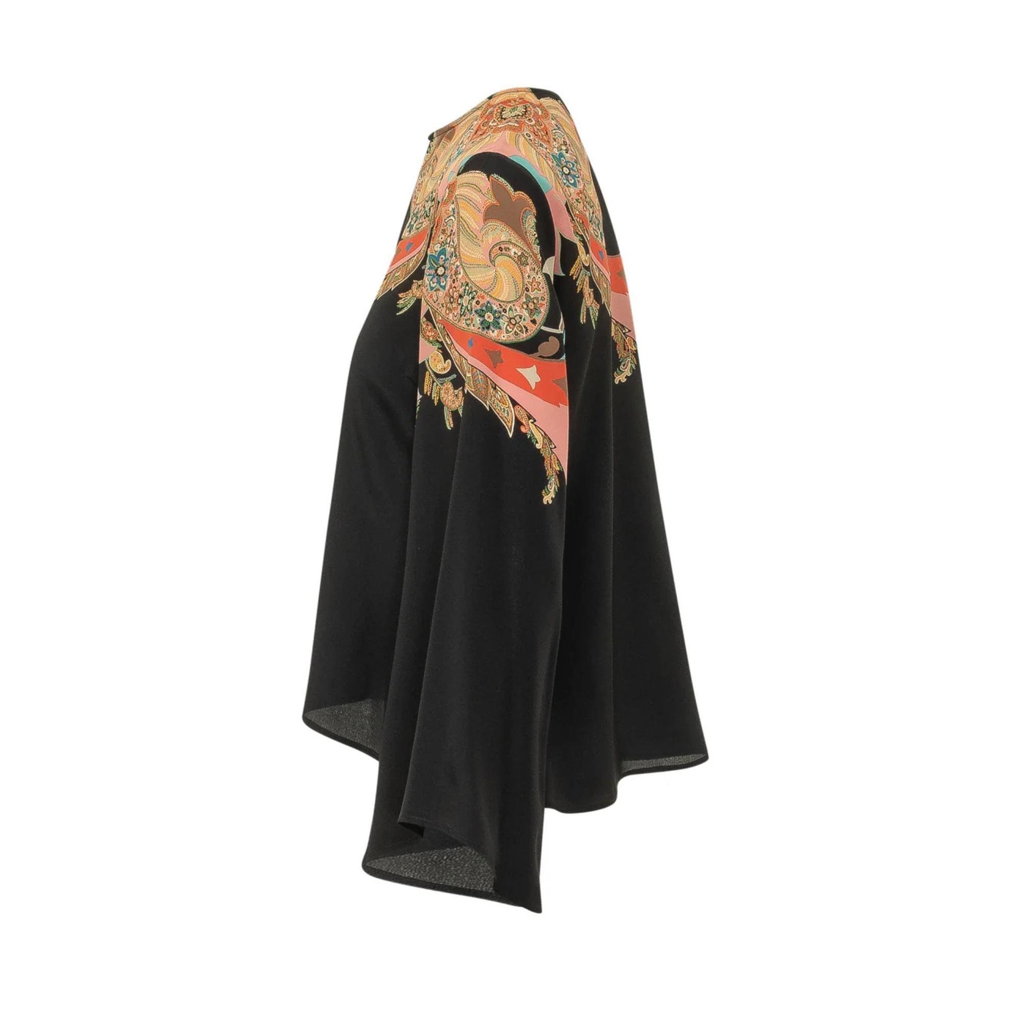 Keyhole Blouse With Flared Sleeves WRJA0162AKI43X0813 ETRO