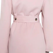 Cappotto con cintura e revers A061415900131 ALBERTA FERRETTI
