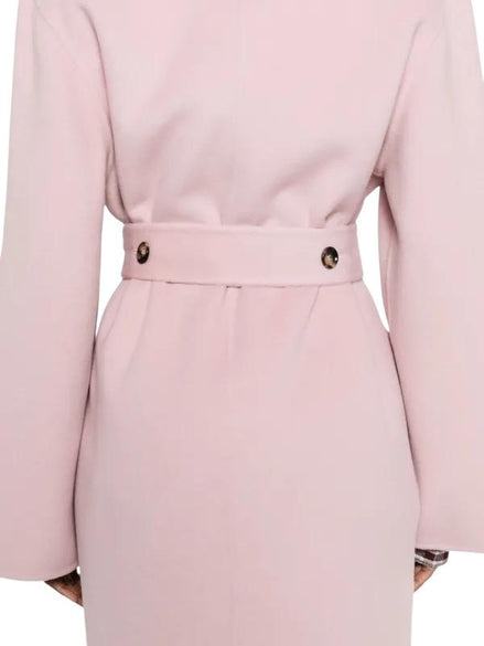 Cappotto con cintura e revers A061415900131 ALBERTA FERRETTI