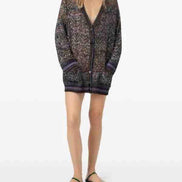 Cardigan over con scollo a V con motivo zig zag DS25WM0TBC005GS91P6 MISSONI