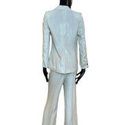 Pantalone flare in velluto laminato 10654BIS1014 FORTE FORTE