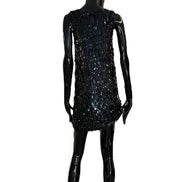 Abito smanicato con paillettes D721864013 PAROSH