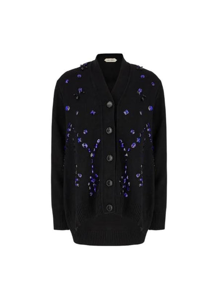 Cardigan Con Cristalli A093766010555 ALBERTA FERRETTI