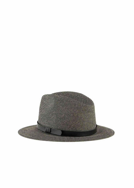 Cappello in papier intrecciato bicolor 6373474R50800020 EMPORIO ARMANI