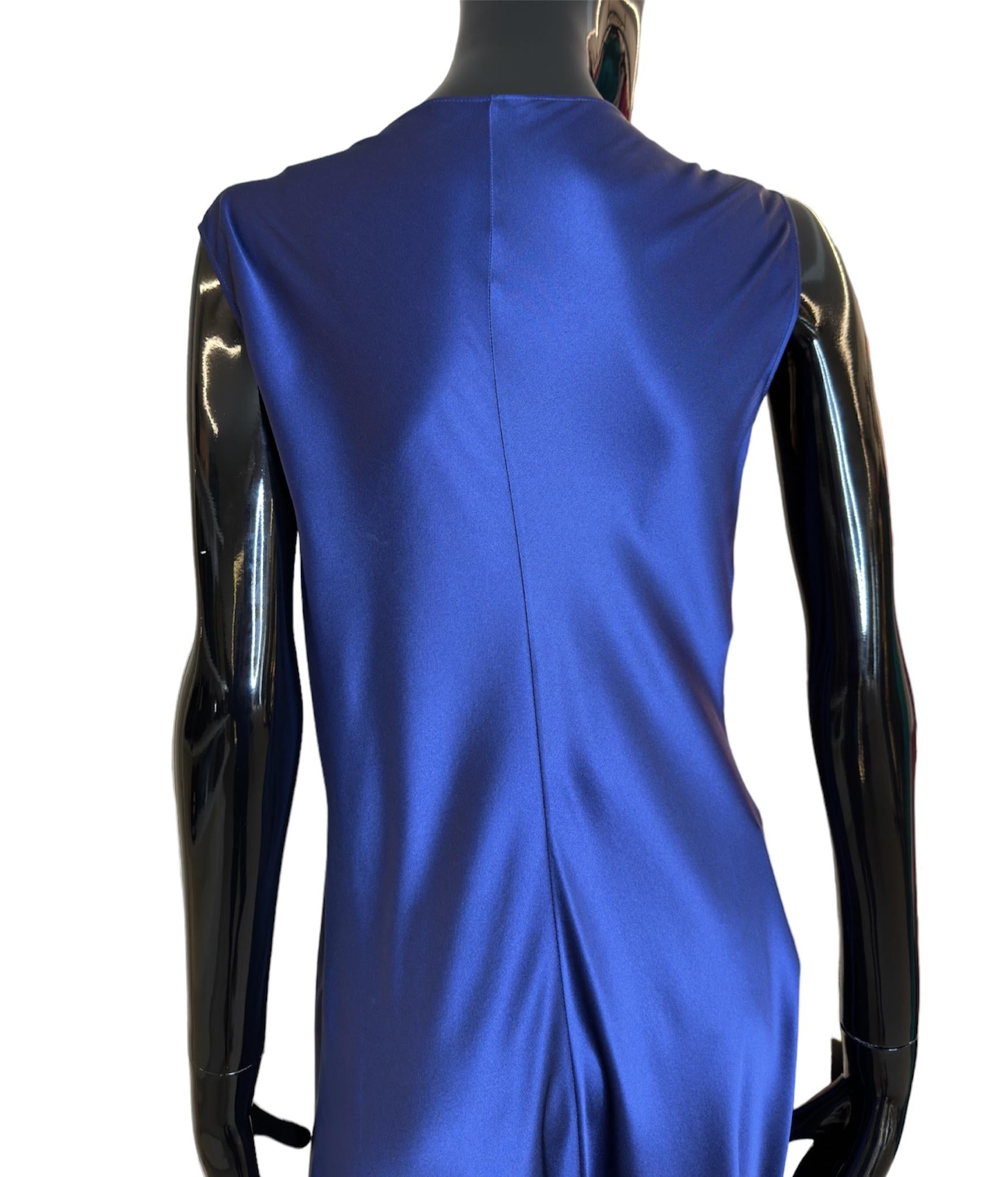 Abito con ricami in satin di seta V043516170290 ALBERTA FERRETTI