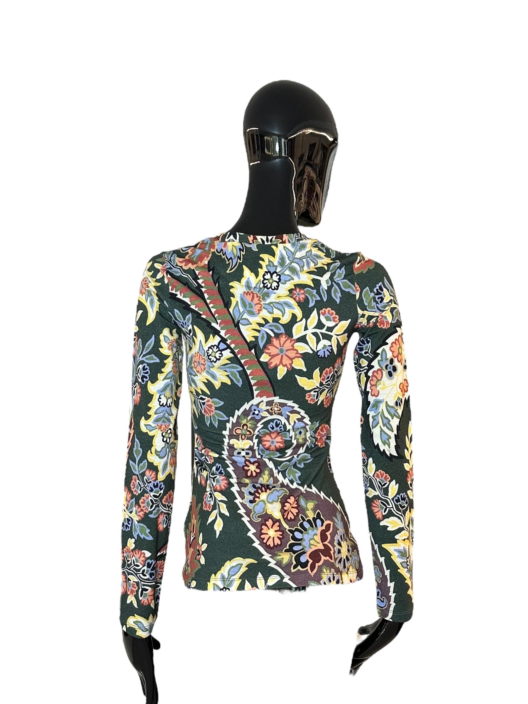 Top Paisley in Jersey WRJB001199IAB02X0892 ETRO