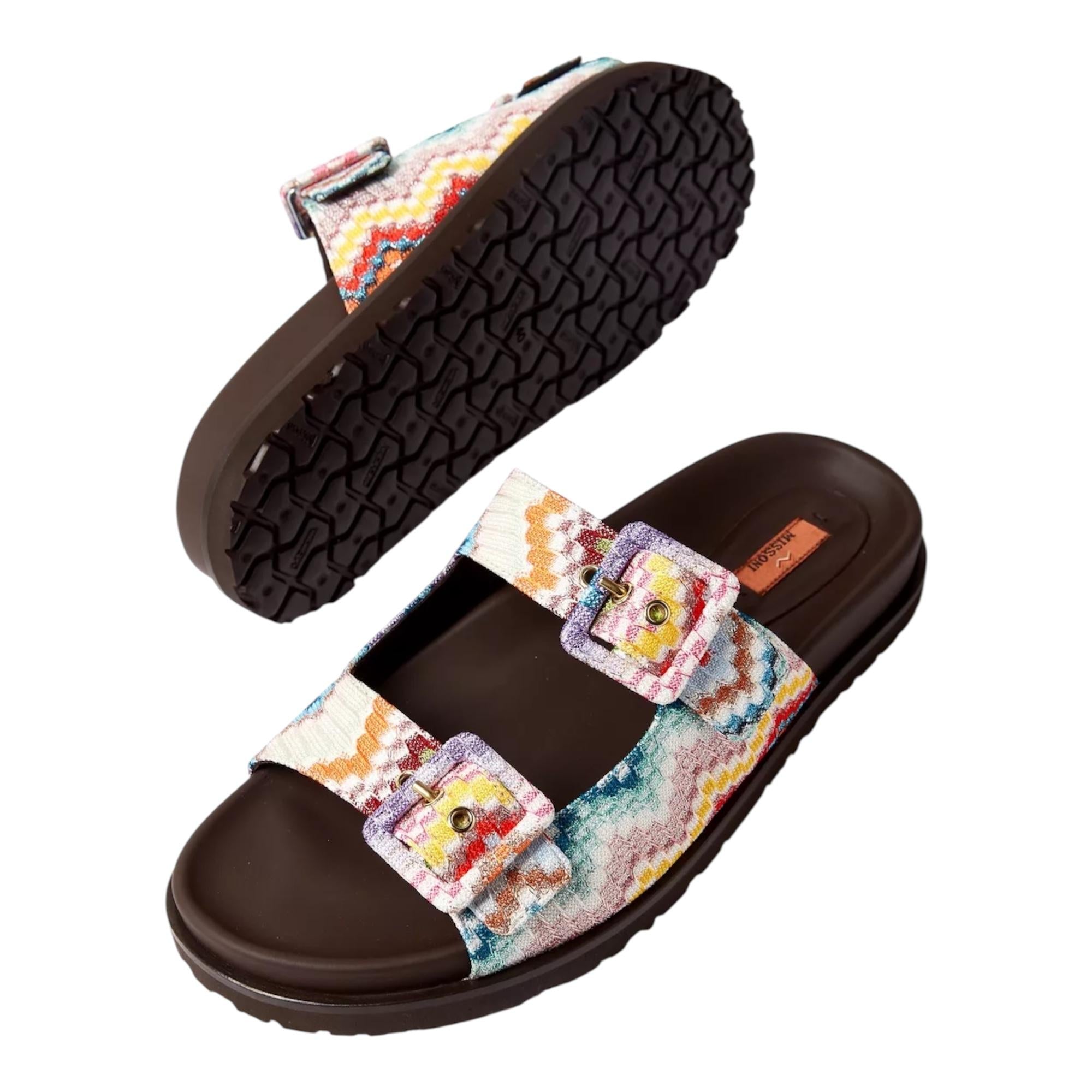 Clea Raschel Multicolor Zig Zag MWF203029 MISSONI