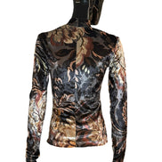 Maglia in velluto WRJA007399IAS19X0831 ETRO