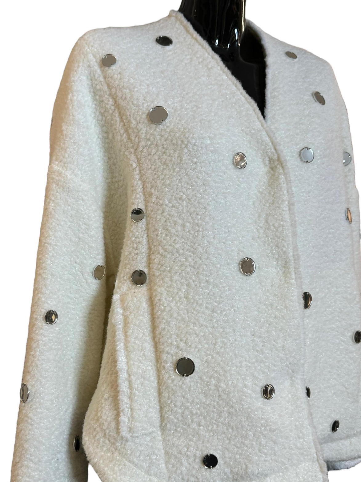 Blouson soft bouclé con specchietti 10604BIS0182 FORTE FORTE