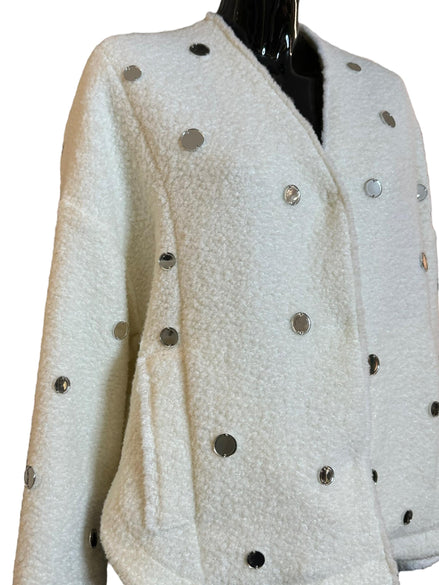 Blouson soft bouclé con specchietti 10604BIS0182 FORTE FORTE