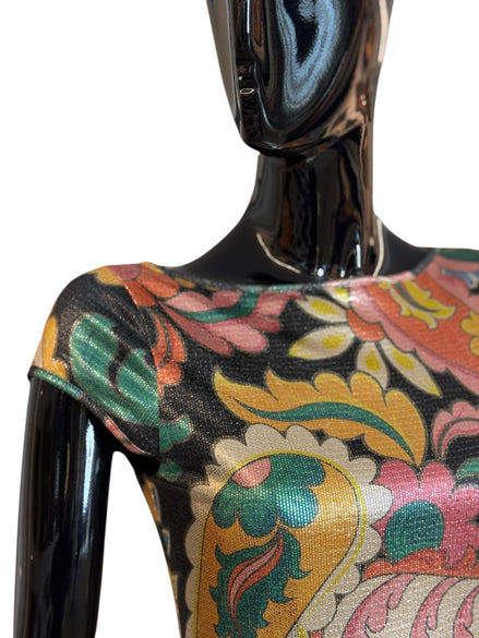 Abito lurex stampato WRHA022399IAS46X0810 ETRO