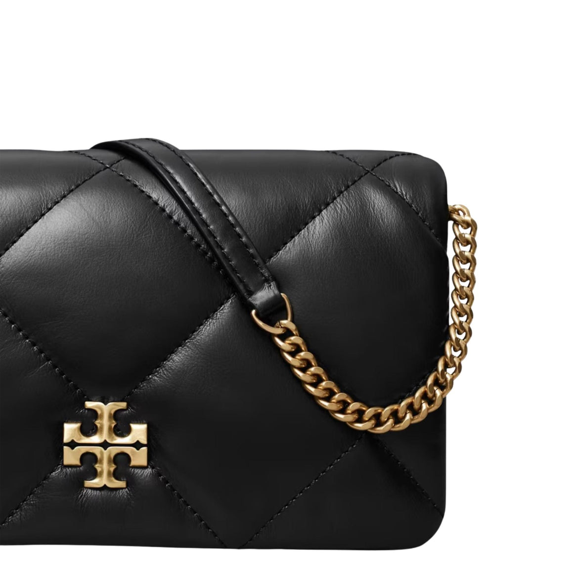 Kira Diamond Quilt Chain Wallet 158624001 TORY BURCH