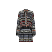 Mini-abito zig zag con fiocco DS26SG09BR0150S91RR MISSONI