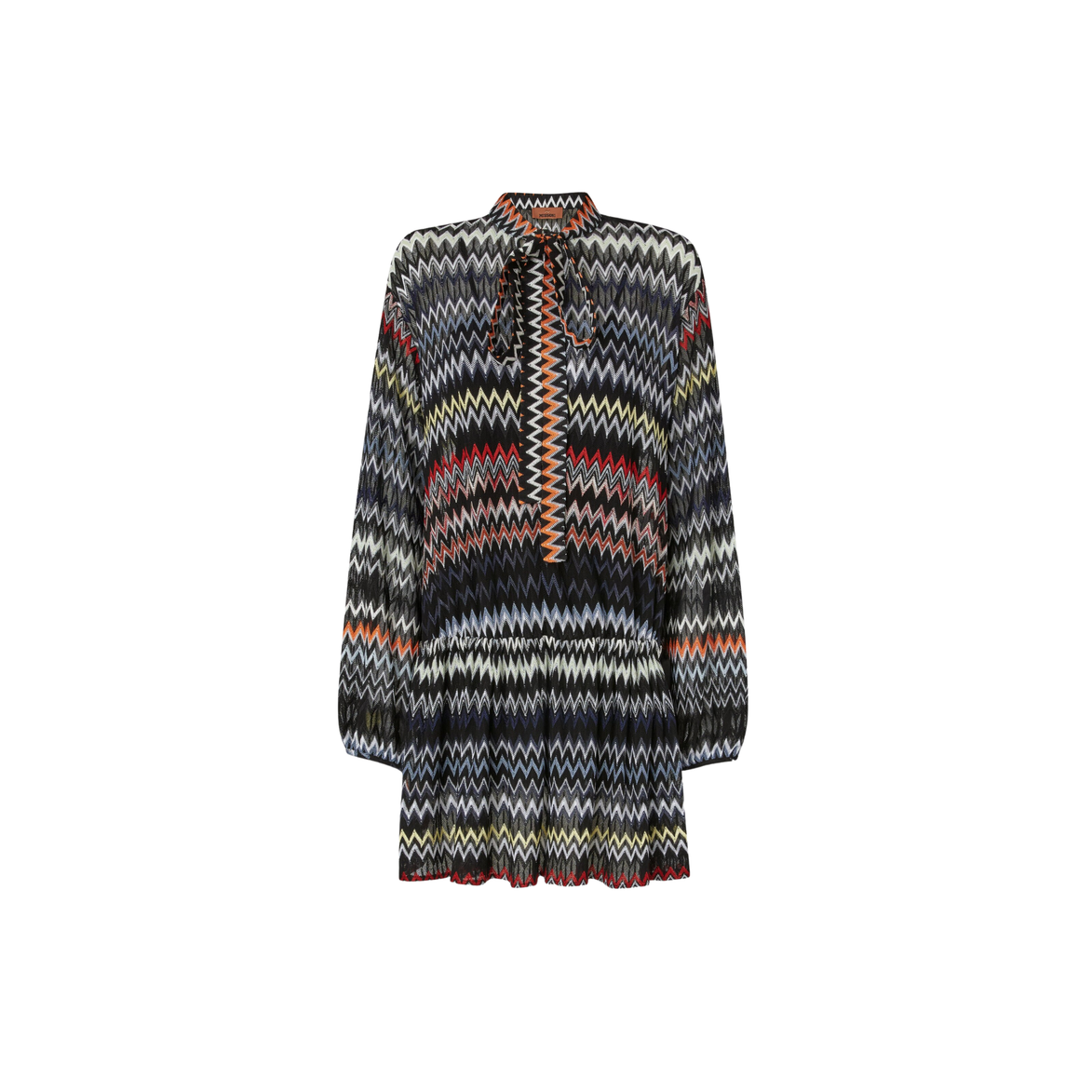 Mini-abito zig zag con fiocco DS26SG09BR0150S91RR MISSONI