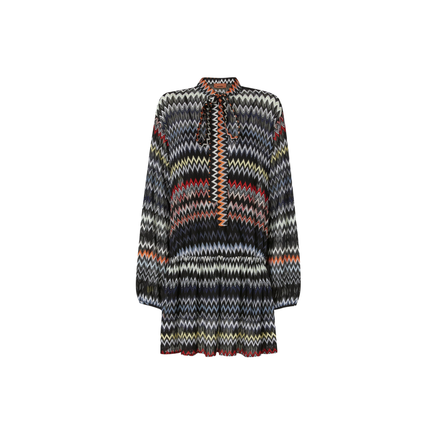 Mini-abito zig zag con fiocco DS26SG09BR0150S91RR MISSONI